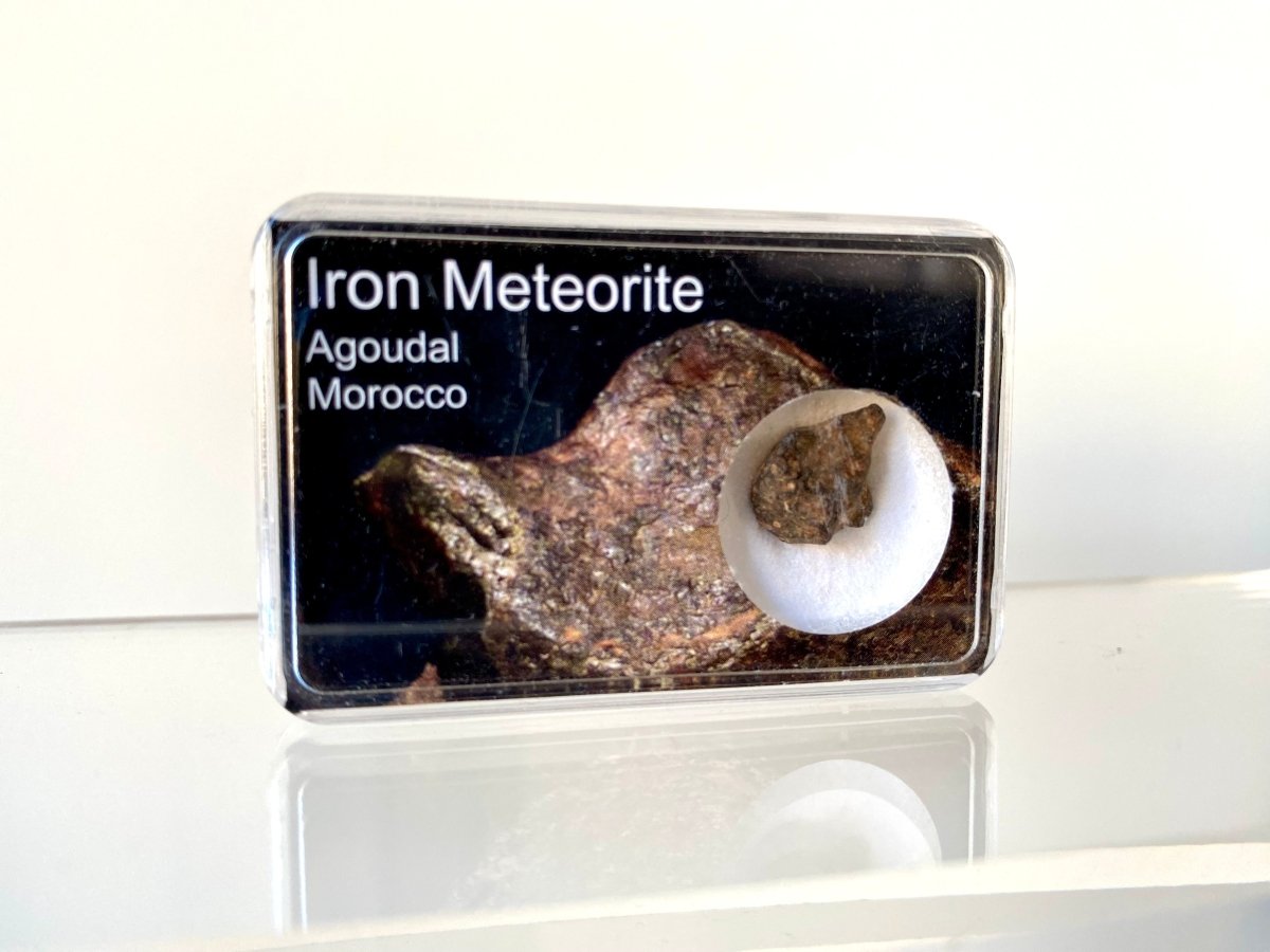 0.50" Agoudal Meteorite fragment - FossilsAndMore