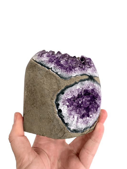 Cut-base Amethyst cluster from Uruguay | 1703 Grams - FossilsAndMore