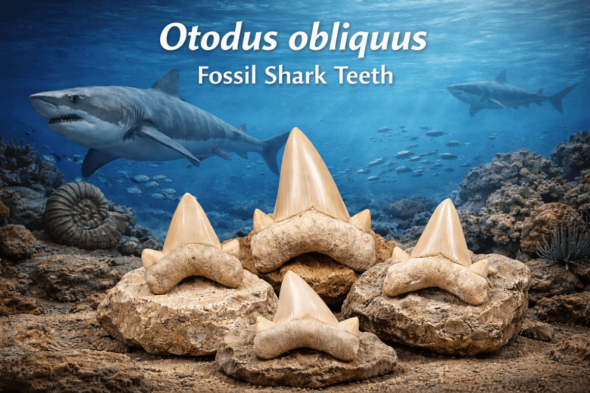 Otodus obliquus Fossil Shark Teeth - FossilsAndMore
