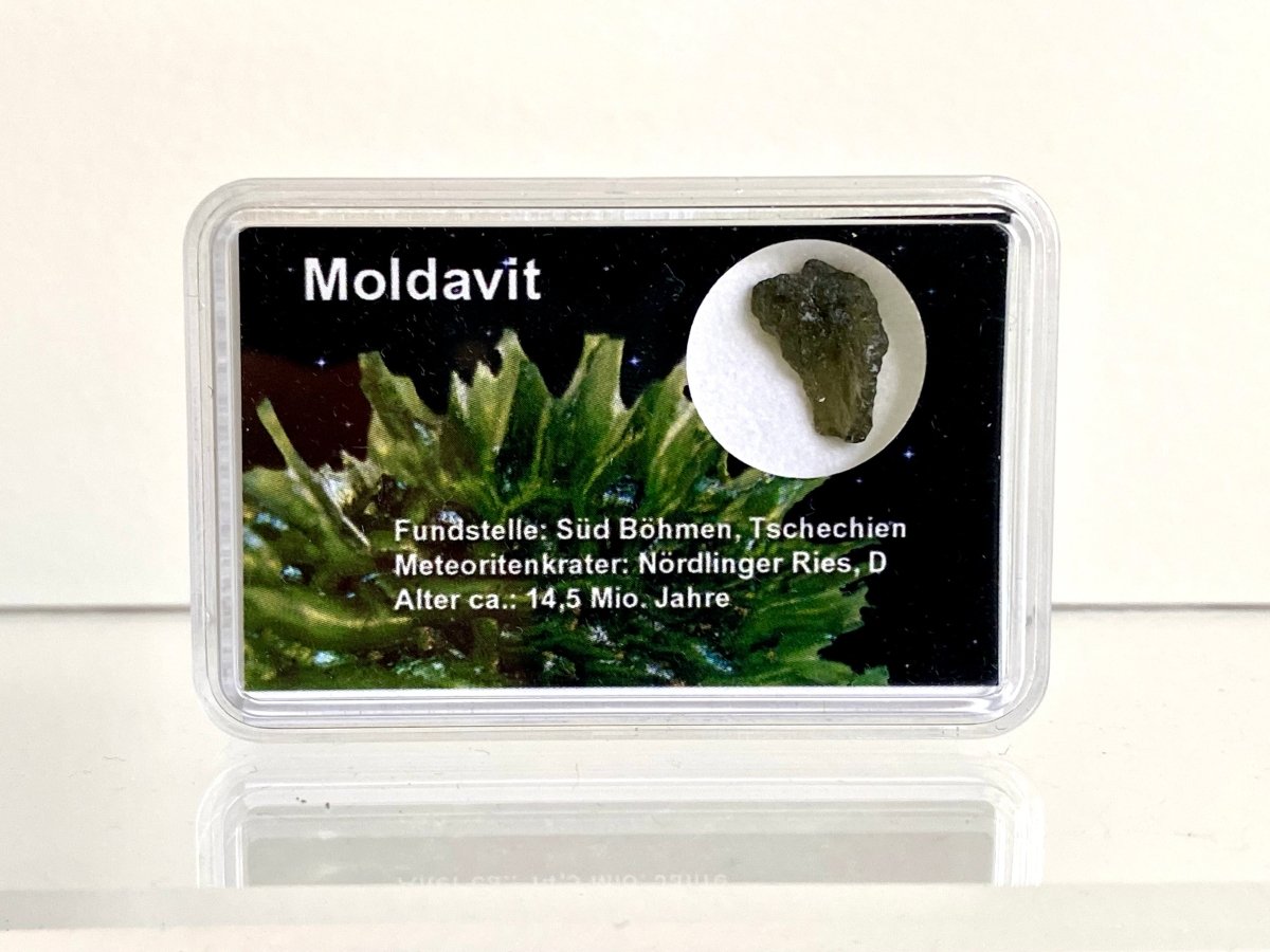 0.49" Moldavite (tektite) formed by a meteorite impact - FossilsAndMore