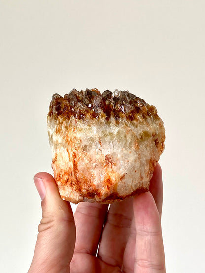 Hitte behandelde Amethist cluster (461 gram) - Uruguay
