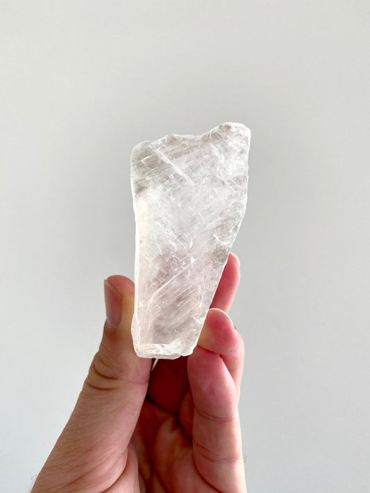 3.05" Raw Selenite mineral from Mexico - FossilsAndMore