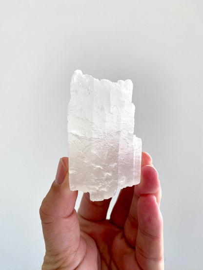 3.05" Raw Selenite mineral from Mexico - FossilsAndMore