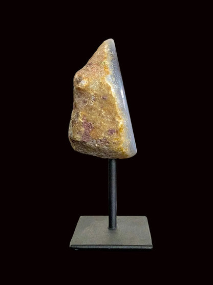 5.90" Agate Geode end on stand, mineral - FossilsAndMore