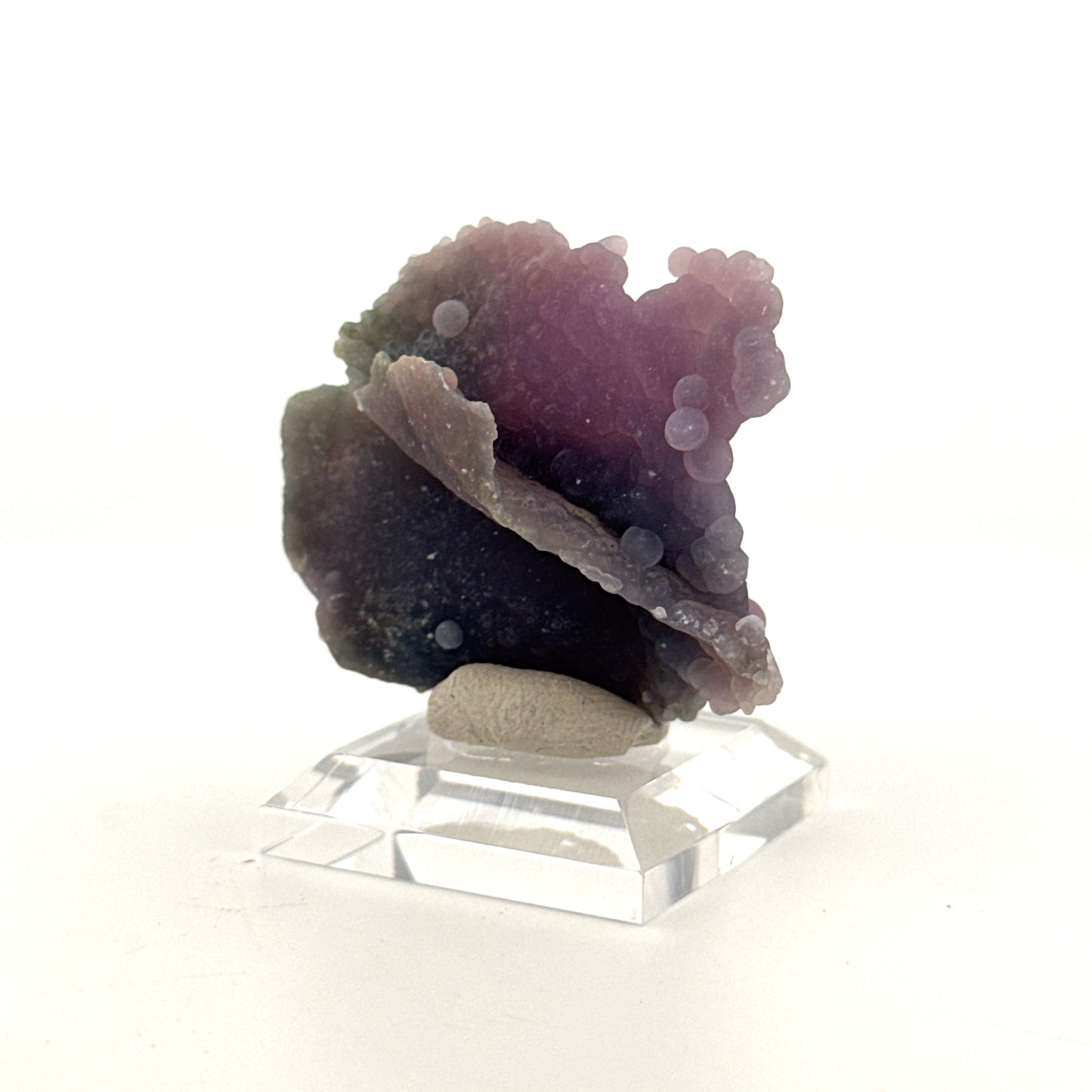 Druifagaat cluster, mineraal uit Indonesië