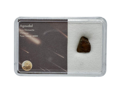 Klein Agoudal ijzermeteorietfragment uit Marokko in Gift Box