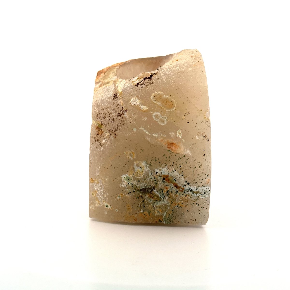 Agate Geode tealight holder - FossilsAndMore