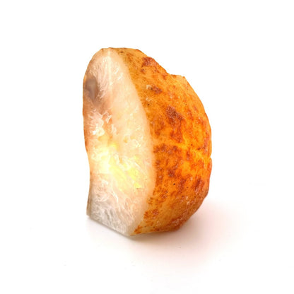 Agate Geode tealight holder - FossilsAndMore