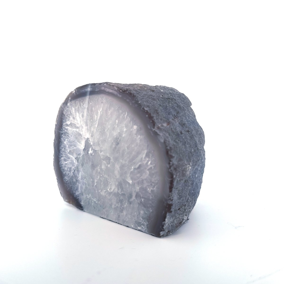 Agate Geode tealight holder - FossilsAndMore