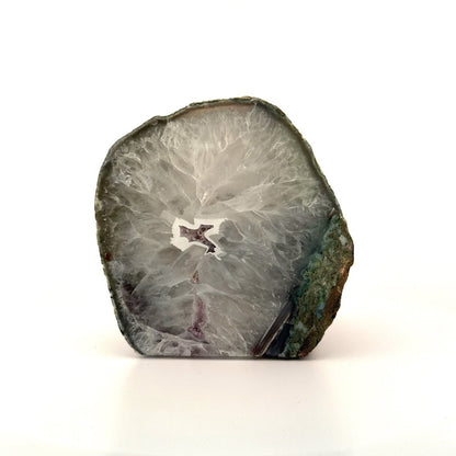 Agate Geode tealight holder - FossilsAndMore