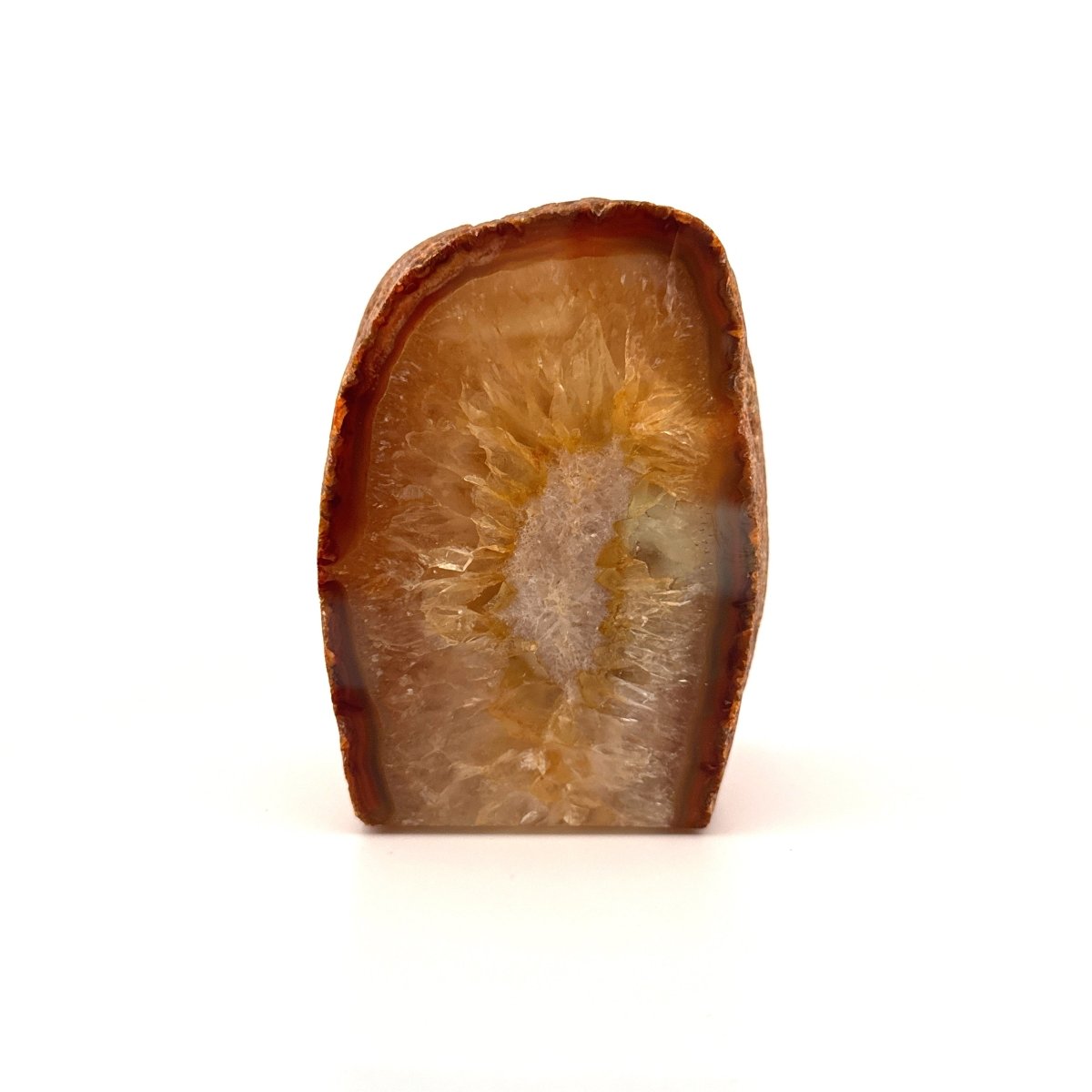 Agate Geode tealight holder - FossilsAndMore