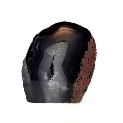 Agate Geode tealight holder - FossilsAndMore