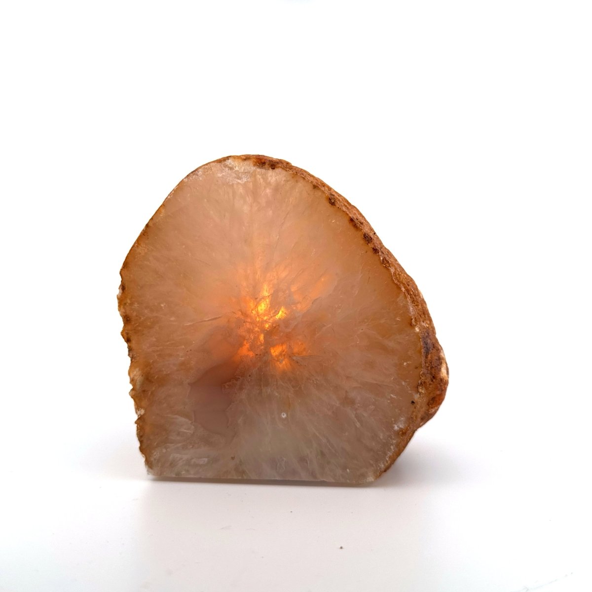 Agate Geode tealight holder - FossilsAndMore