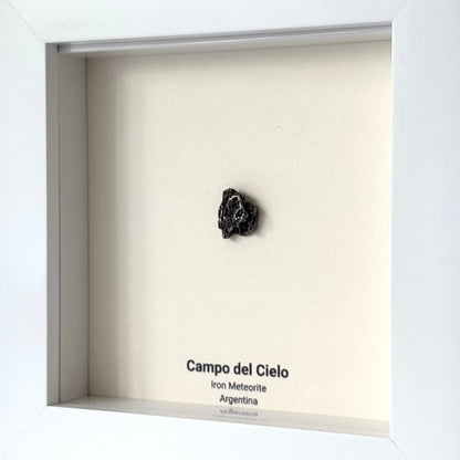 Campo del Cielo Meteorite Fragment in Deep Box Frame - FossilsAndMore