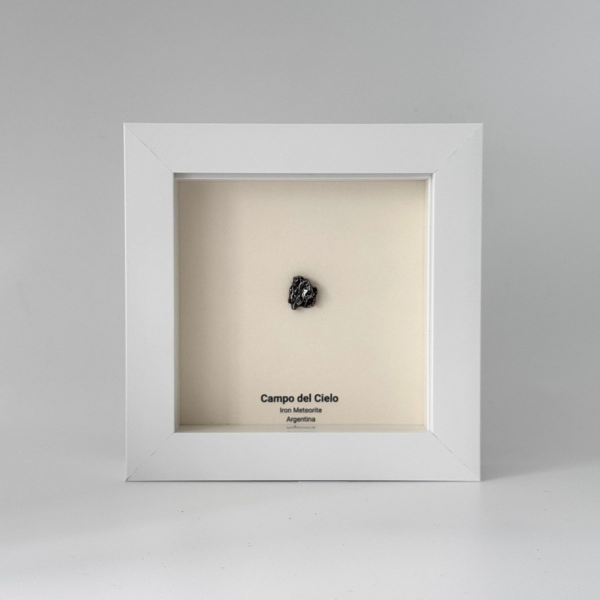 Campo del Cielo Meteorite Fragment in Deep Box Frame - FossilsAndMore