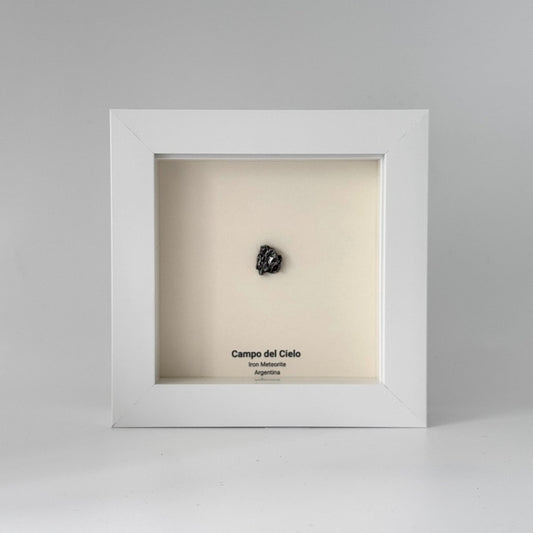 Campo del Cielo Meteorite Fragment in Deep Box Frame - FossilsAndMore