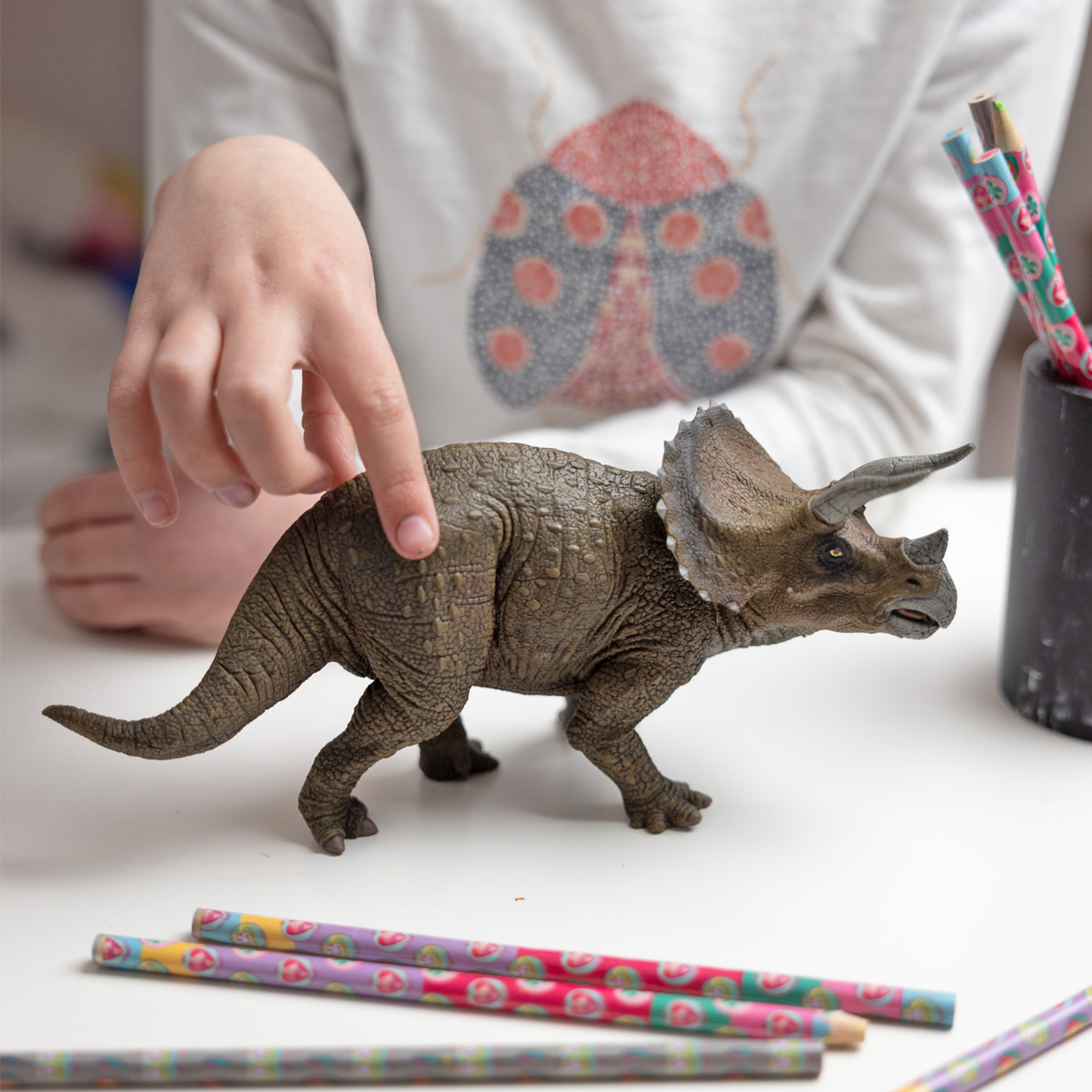 Triceratops figure from Papo