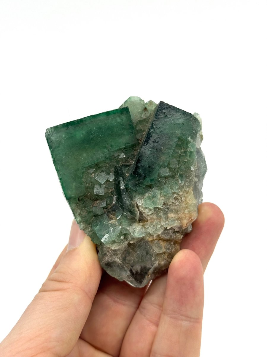 Fluorite Crystal Cluster from Madagascar - 214 Grams - FossilsAndMore