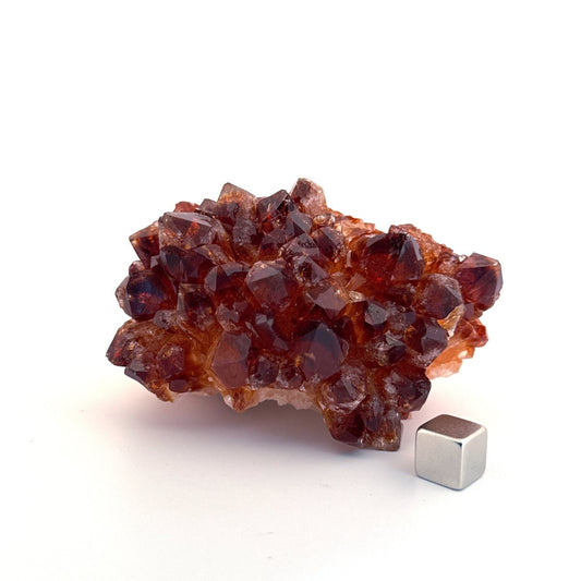 Heat treated Amethyst cluster (324 Grams) from Uruguay - FossilsAndMore
