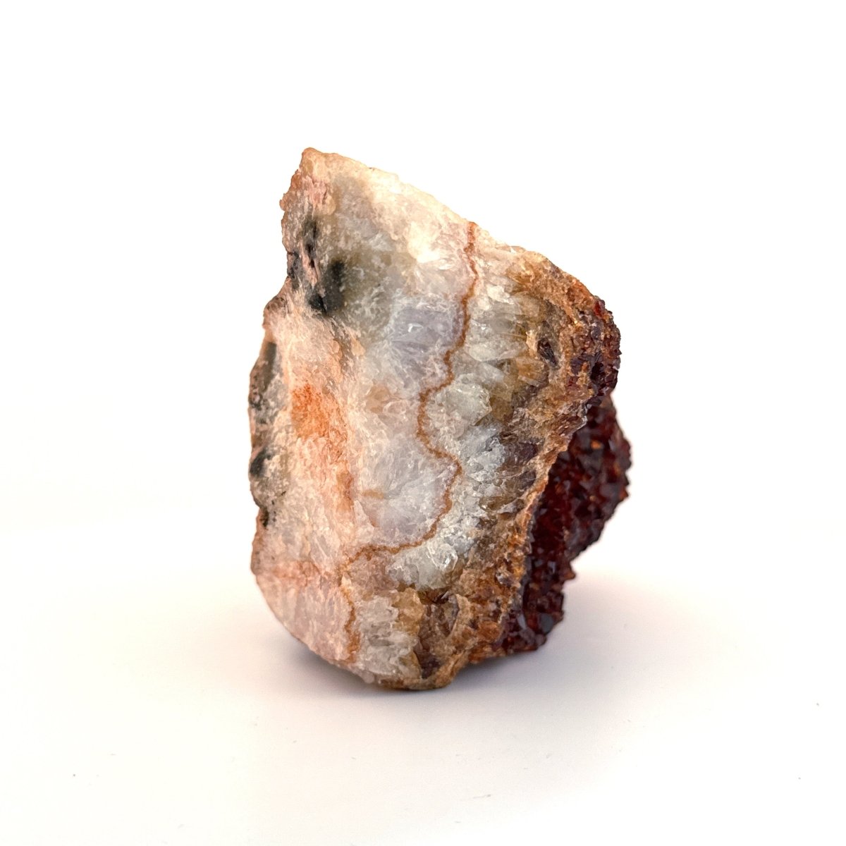 Heat treated Amethyst cluster (508 Grams) from Uruguay - FossilsAndMore