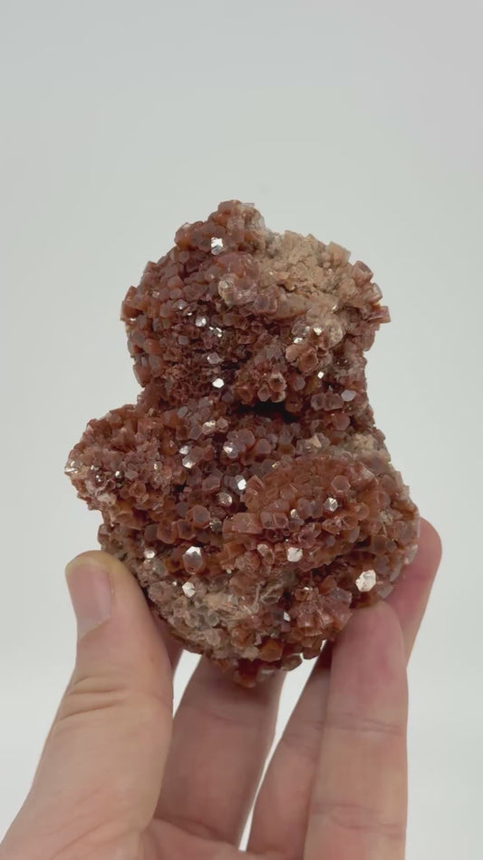 Aragoniet minerale cluster (372 gram) uit Mibladen, Marokko