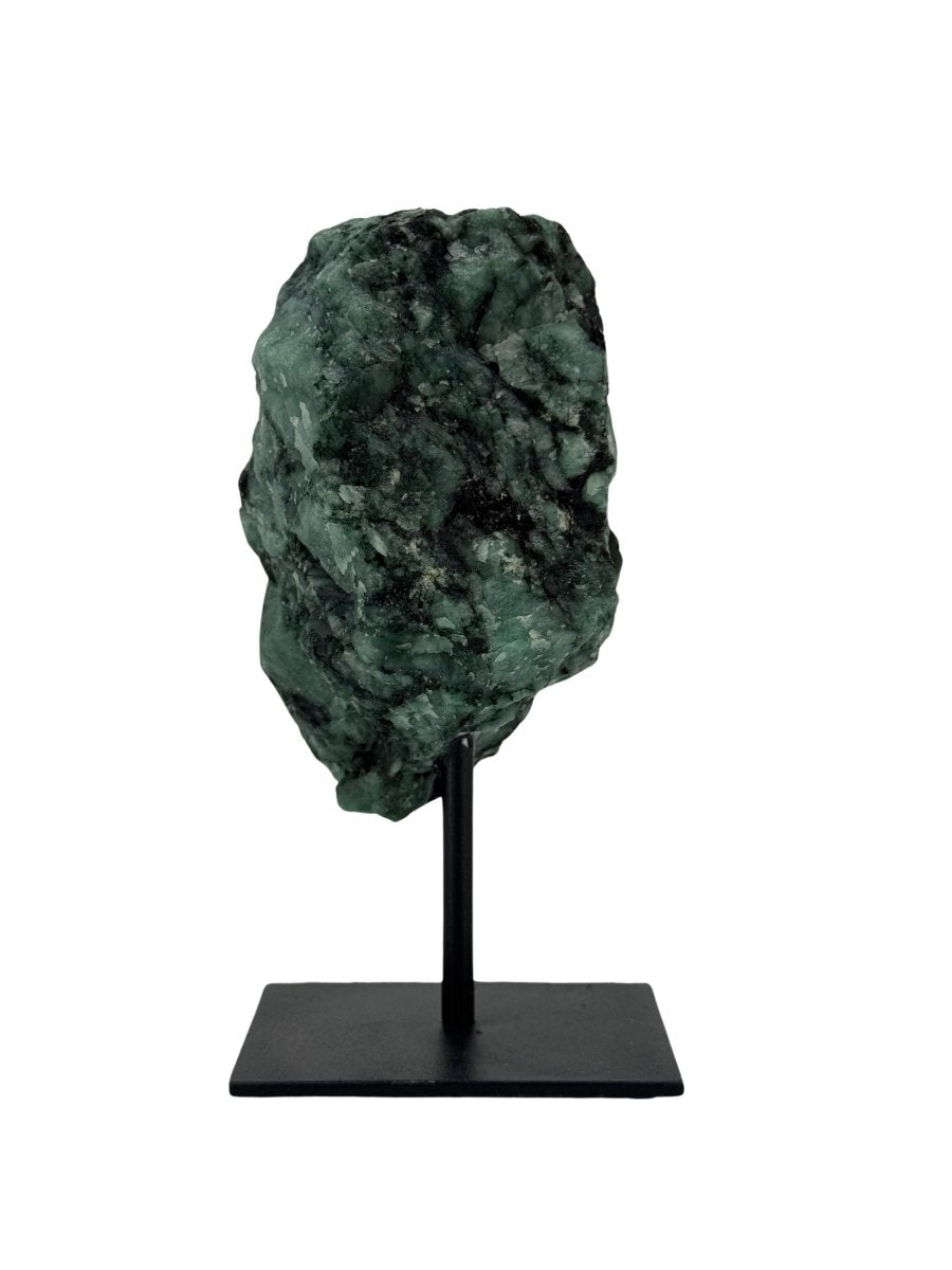 Raw Emerald Crystal on Stand from Brazil - FossilsAndMore