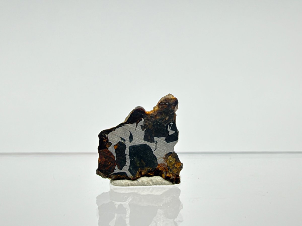 Seymchan Pallasite Meteorite from Russia | 0.88 Grams - FossilsAndMore