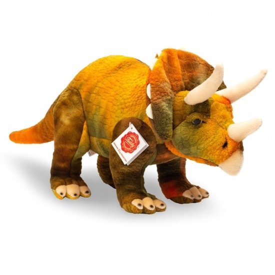 Triceratops – Soft Dinosaur Plush Toy (Teddy Hermann) - FossilsAndMore