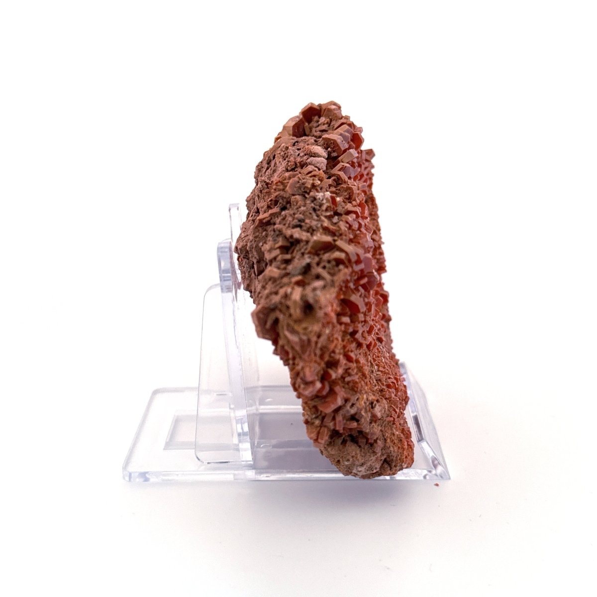 Vanadinite mineral cluster (225 Grams) from Mibladen, Morocco - FossilsAndMore